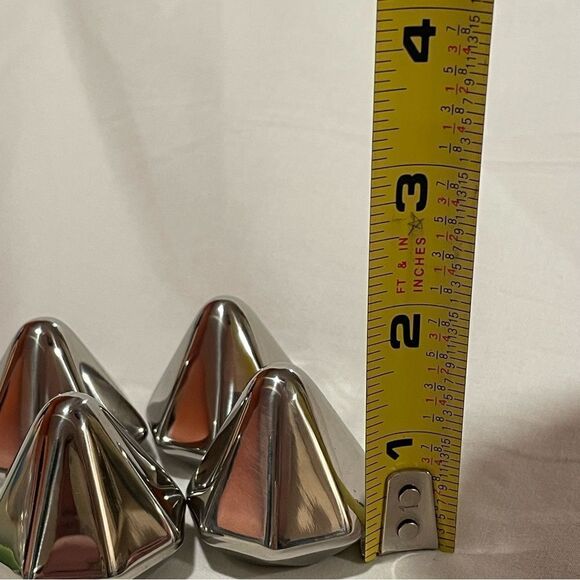 Whiskey chillers 🥃 stainless steel pyramid form ice cubes whiskey stones - Picture 8 of 11